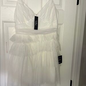 Lulu's White Mini Dress